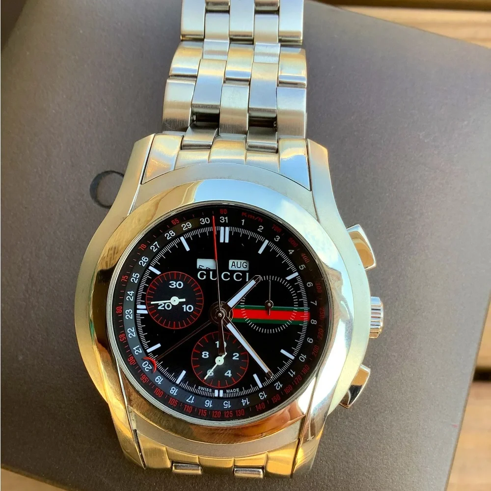Mens GUCCI stands steel watch ⭐️NICE ONE⭐️